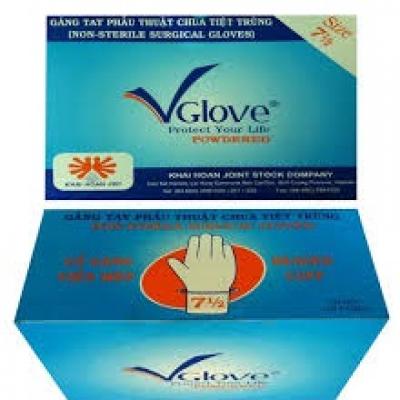 Găng Tay Phẫu Thuật - Loại Chưa Tiệt Trùng Vglove