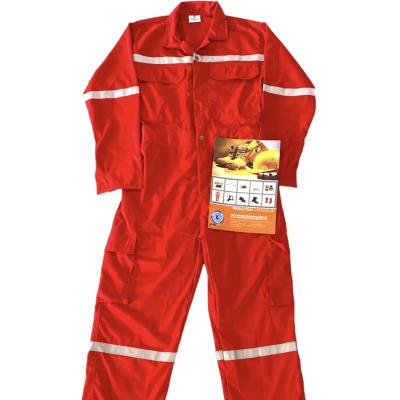 Quần Áo Bảo Hộ Lao Động - Loại Liền Quần - Màu Đỏ ( Hàng Có Sẵn)