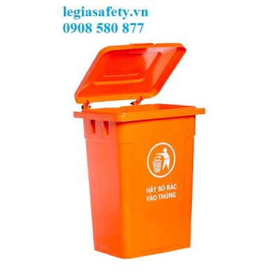 Thùng Rác Nắp Kín - 90 Lít