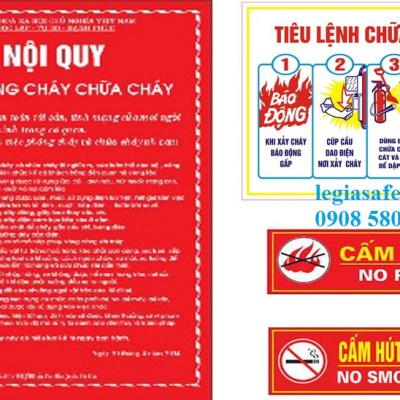 Bảng Nội Quy - Tiêu Lệnh